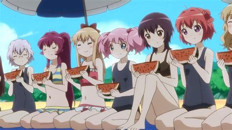 Cute Anime Girls Eat Water Melon Youtube