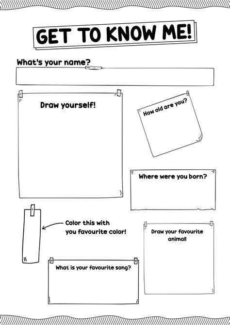13 Best Images Of Get To Know Me Worksheet Get To Know You Worksheet