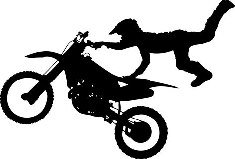 Aerial Stuntmen Motorcycle Rider Vector Clipart Image Free Stock