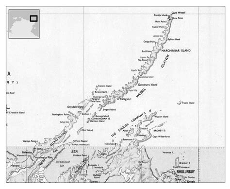 Wessel Islands Off North East Arnhem Land Download Scientific Diagram