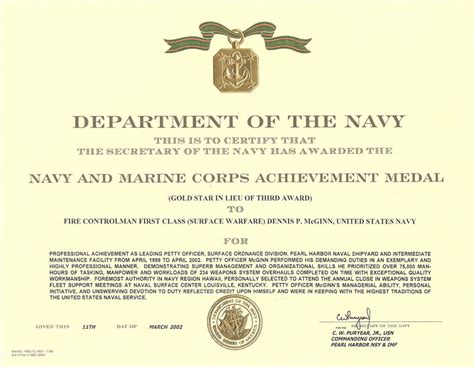 Dennispmcginncom Commemorating 21 Years Of Naval Service