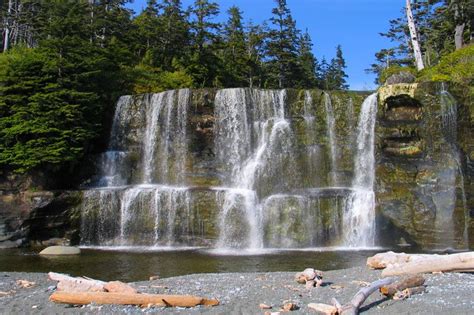 Tsusiat Falls Pacific Rim National Park British Columbia Canada