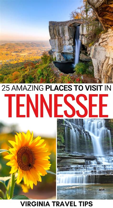 25 Beautiful And Best Places To Visit In Tennessee Map
