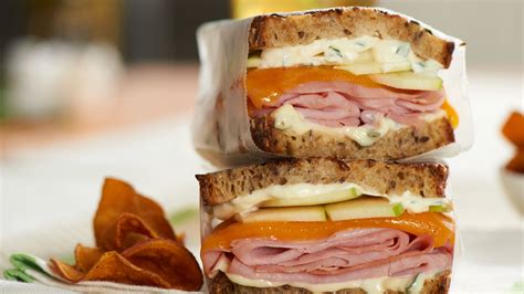 Grilled Country Ham And Cheese Sandwich Recipe Hellmanns Us