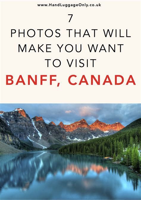 7 Photos That Will Make You Want To Visit Banff Canada Hand Luggage Only Travel Food