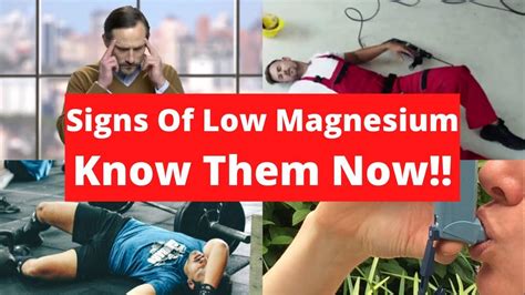 here are early signs and symptoms of magnesium deficiency knowing them signs of magnesium