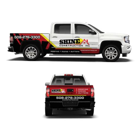 Designs Roofing Company Needs Vehicle Wrap Guaranteed Modern