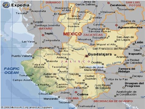 Mapa De Jalisco