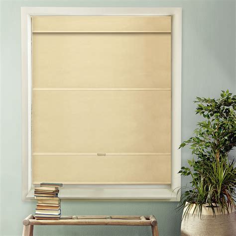 Your draped window coverings no longer have to hang limply. Chicology Mountain Cordless Privacy Roman Shade & Reviews ...
