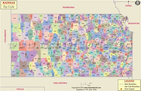 Kansas City Ks Zip Code Map Map Vector