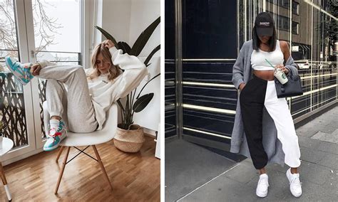 What To Wear With Sweatpants Stylish Ways To Wear Sweatpants For