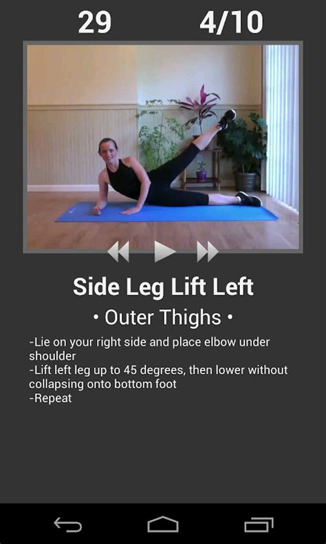 Daily Leg Workout Lower Body Fitness Exercises Android Apps On
