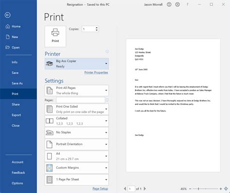 Printing Documents In Word Is Easy 1st Time Beginners Guide