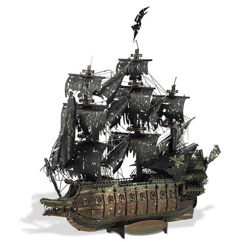 3d Metal Puzzle The Flying Dutchman Model Building Kits Pirate Ship