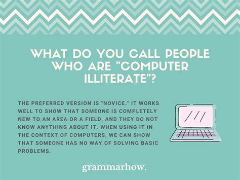 10 Good Synonyms For People Who Are Computer Illiterate Trendradars