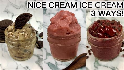 NICE CREAM ICE CREAM RECIPE HEALTHY AND EASY - YouTube