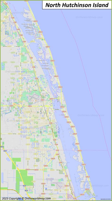Hutchinson Island Map | Florida, U.S. | Detailed Maps of Hutchinson Island
