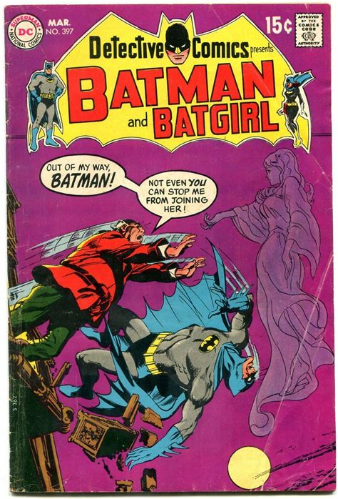 Detective Comics 397 1970 Dc Batman Robin Batgril Neal Adams Vg