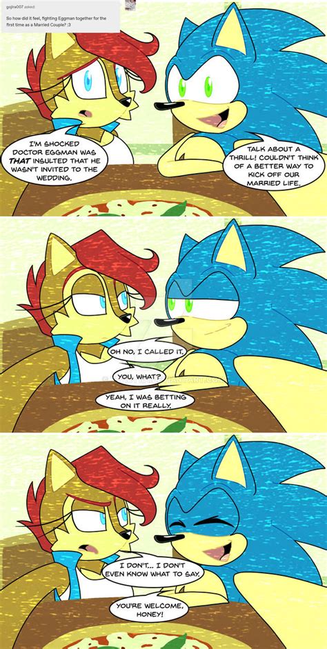 Au Ask Sonic And Sally First Married Battle By T Vict101 On Deviantart