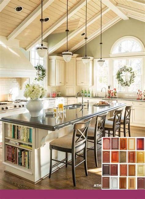 If it's too bright, too dull, too big or casts a shadow while you're designers often recommend a layered lighting scheme in the kitchen. Kitchen Island Lighting Ideas Vaulted Ceiling #cabinets ...
