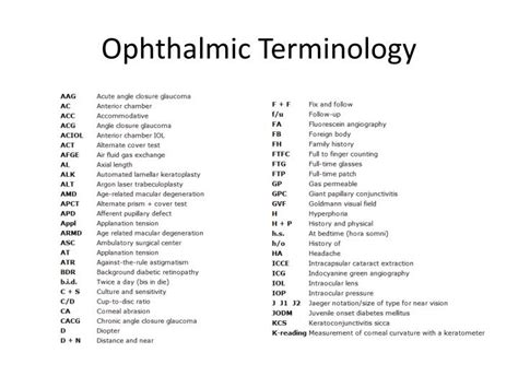 Ppt Introduction To Ophthalmology Powerpoint Presentation Id7075812