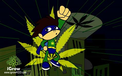 Marijuana Super Hero Cartoon - CannMann - YouTube
