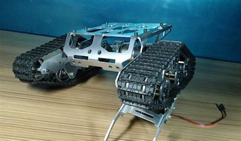 I to tried hard to make the rc tank easy to troubleshoot, modular, and easy to assemble and disassemble. DIY 428 Alloy Tank Chassis/tracked car for remote control/robot parts for maker DIY/development ...