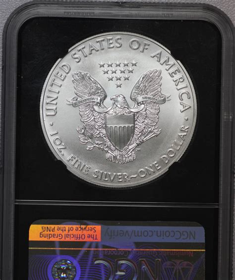 2021 W Silver Eagle Type 1 Ngc Ms70 Struck At West Point First