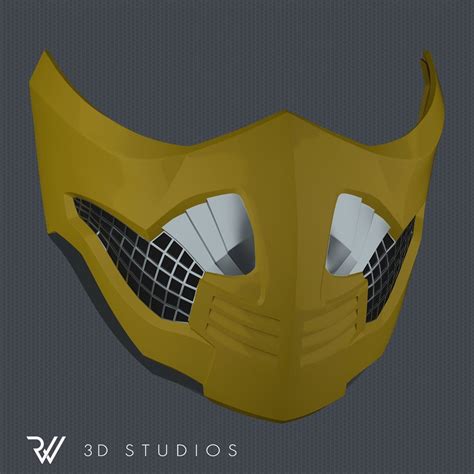 Mortal kombat 11 is out now, and mortal kombat series fans all around the world are showing how much they love the game by playing through the story campaign. 3D printable model MK11 Scorpion Mask V5 - STL