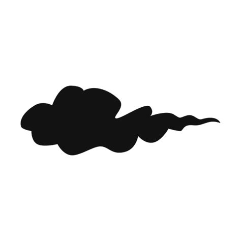 Silueta De Nube Negra Png Transparente Stickpng