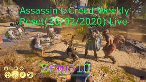 Assassin S Creed Odyssey Weekly Reset Live Youtube