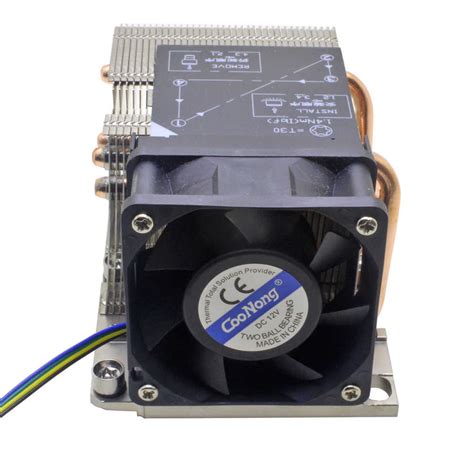 2u Cpu Cooler Cooling Fan Heatsink For Intel Lga3647 Narrow Ilm