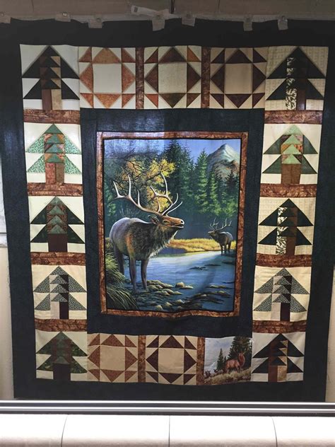 I Have A Panel From Alaska Wildlife Quilts Picture Quilts Quilts