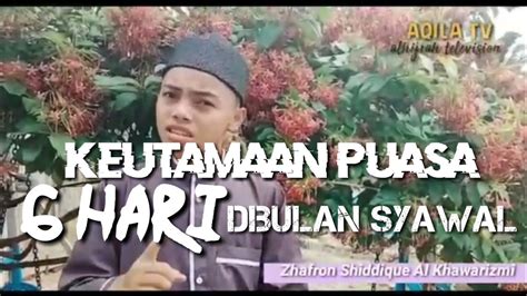 Pengertian puasa syawal adalah puasa yang dilaksanakan di bulan setelah ramadhan. KEUTAMAAN PUASA 6 HARI DIBULAN SYAWAL - Zhafron Shiddique ...