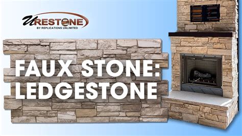 Ledgestone Urestone Faux Stone Panels Youtube
