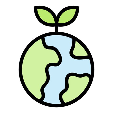 Green Planet Free Icon