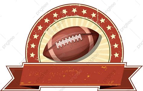 American Football Banner Vector Hd Png Images American Football Grunge