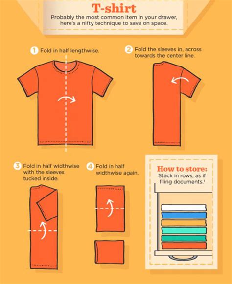 Best Way To Fold T Shirts The W Guide