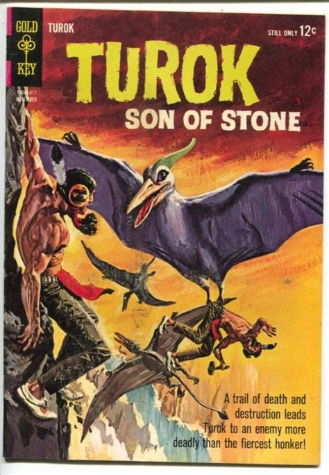 Turok Son Of Stone 42 1964 Gold Key Pre Histoic Indian Adventures