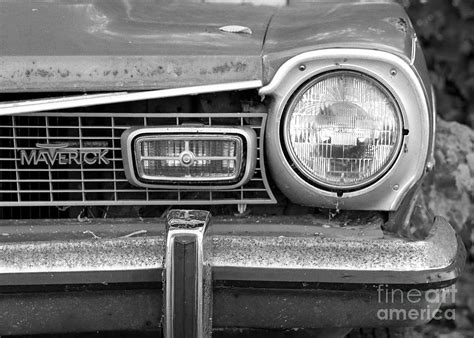 Old Ford Maverick Front Grill Photograph By Peter Tkacz Pixels