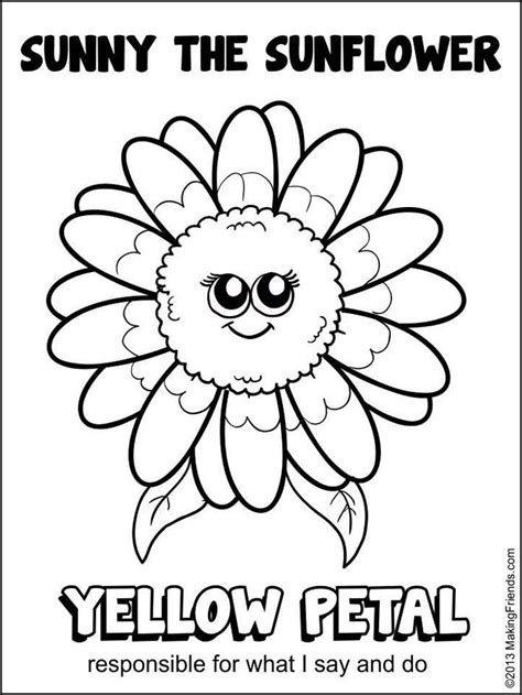 Daisy Girl Scout Coloring Page Responsible For What I Do And Say