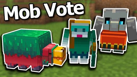 I Tested The Minecraft Mob Vote Mobs Early And You Can Too Youtube