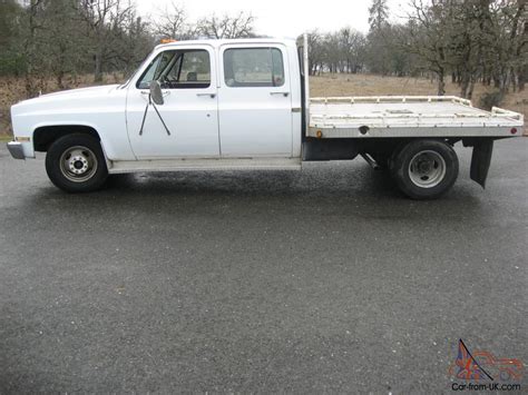 1984 Chevrolet Chevy 454 C 30 1 Ton Flatbed Dually Pickup Truck Gmc