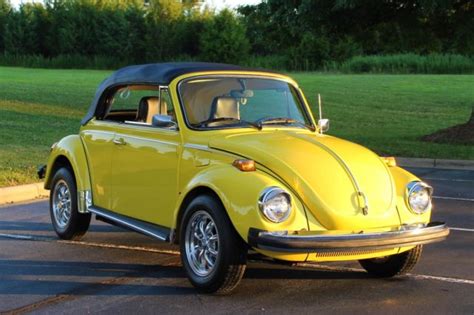 1975 Vw Super Beetle Convertible For Sale Volkswagen Beetle Classic