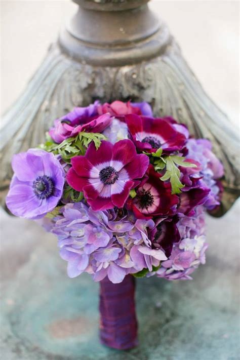But for 2021, couples are letting tiny blooms have. Bright purple and wine wedding flower bouquet