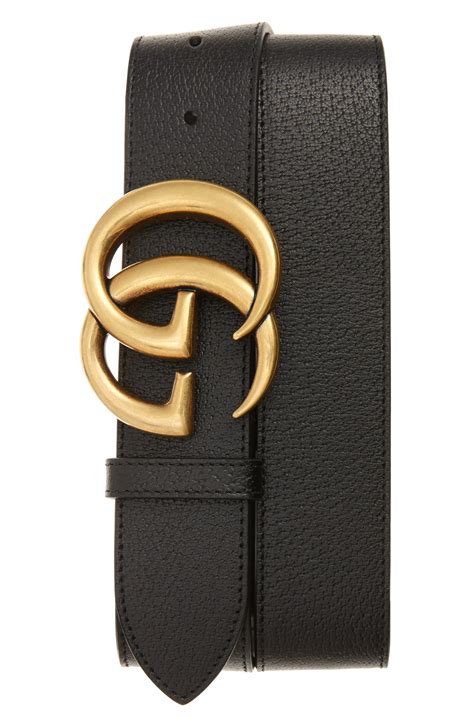 Mens Gucci Marmont Logo Leather Belt The Fashionisto