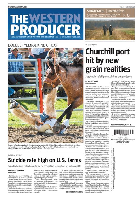 The Western Producer August 4 2016 By The Western Producer Issuu