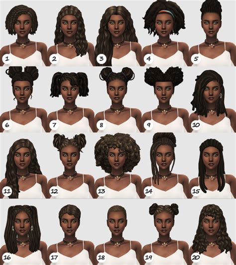 Sims 4 Cc Hairstyles Ethnic