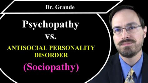 Psychopathy Vs Antisocial Personality Disorder Sociopath Sociopathic