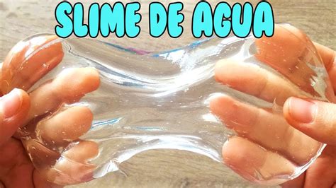 ASMR RECETA DE SLIME DE AGUA Cómo hacer Slime de Agua Jiggly en